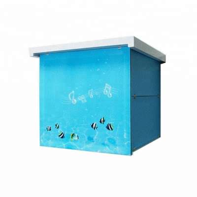 New Creative Collapsible Foldable Clothes Toiletries Waterproof  wall mural bathroom storage cabinet box basket